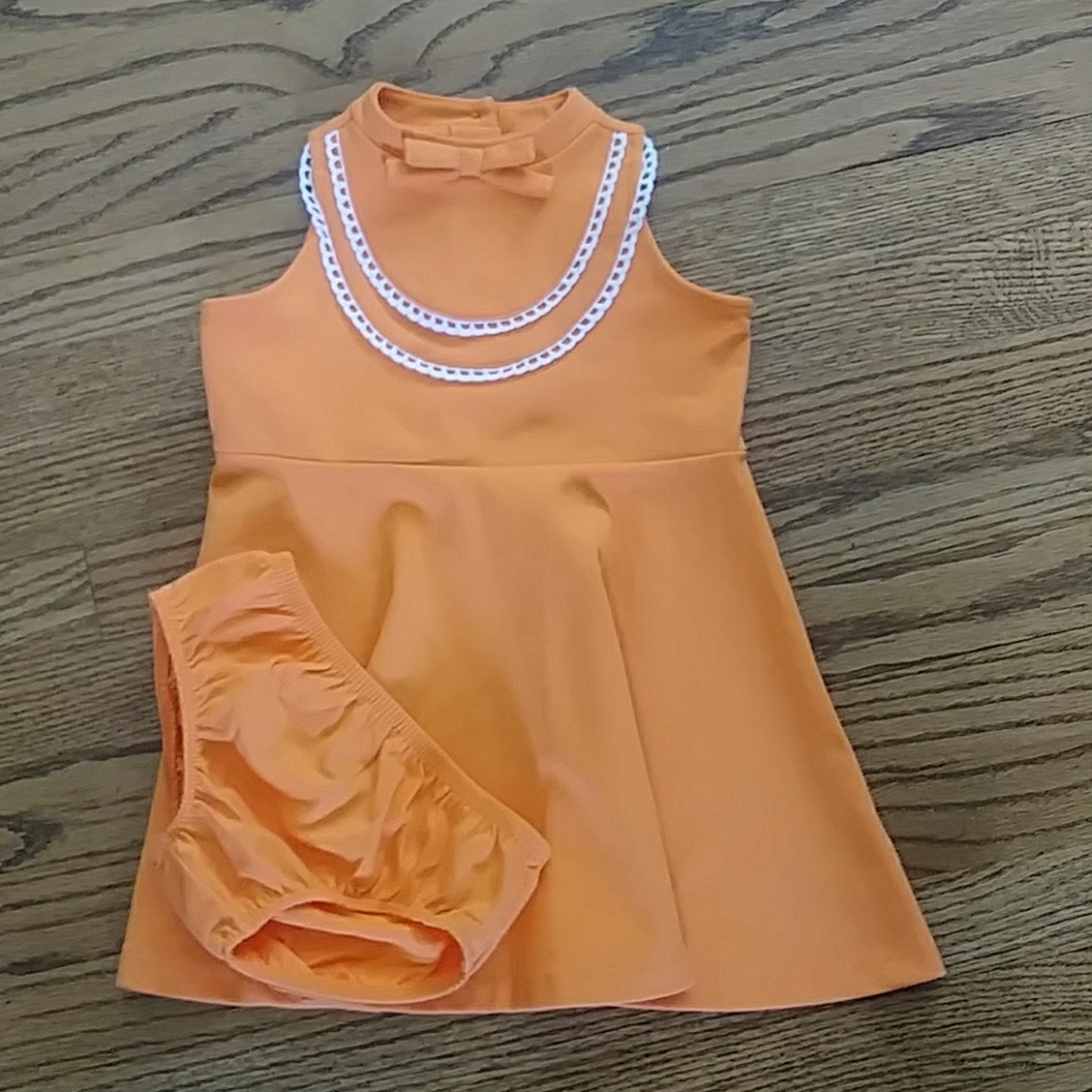 Janie & Jack Orange Dress